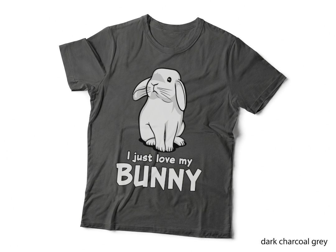 I Just Love My Bunny Cute Rabbit Funny Kids Girls Boys T-Shirt
