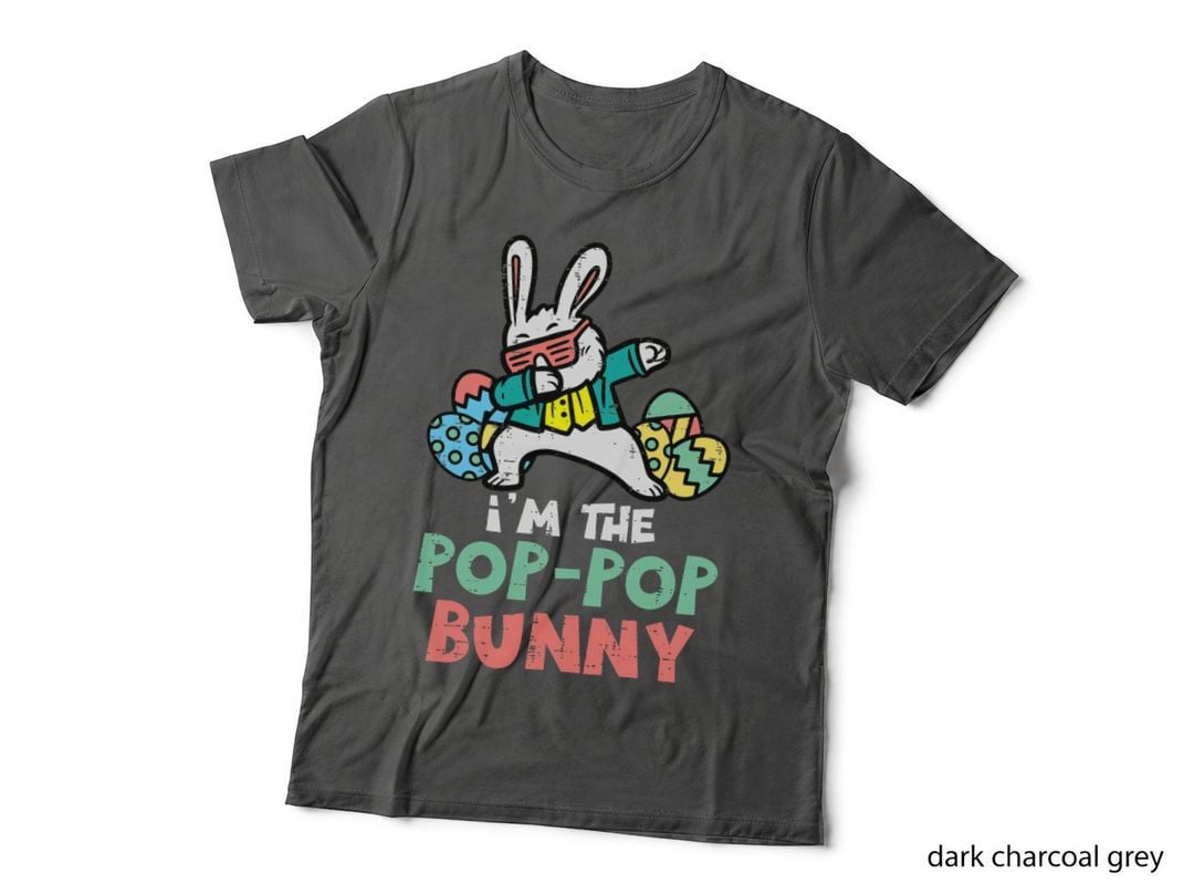 I'm the Pop Bunny Dab Cute Easter Grandpa Paw Men T-Shirt