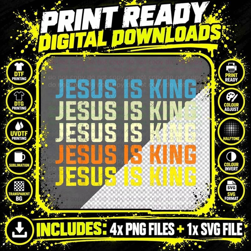 Jesus Easter Church Resurrection Sunday Mom Dad Boys Png SVG Digital Bundle