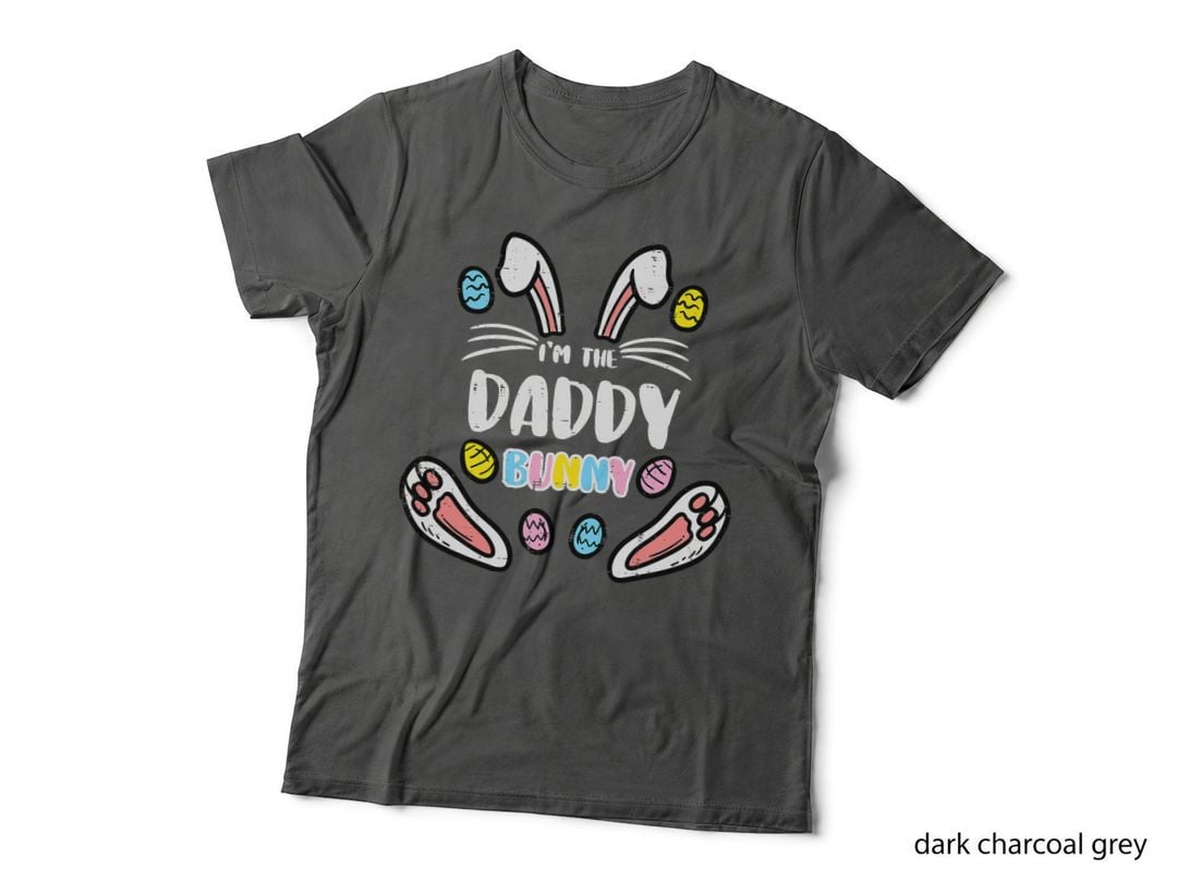 Mens I'm Daddy Bunny Rabbit Easter Family Matching Dad Papa Men T-Shirt