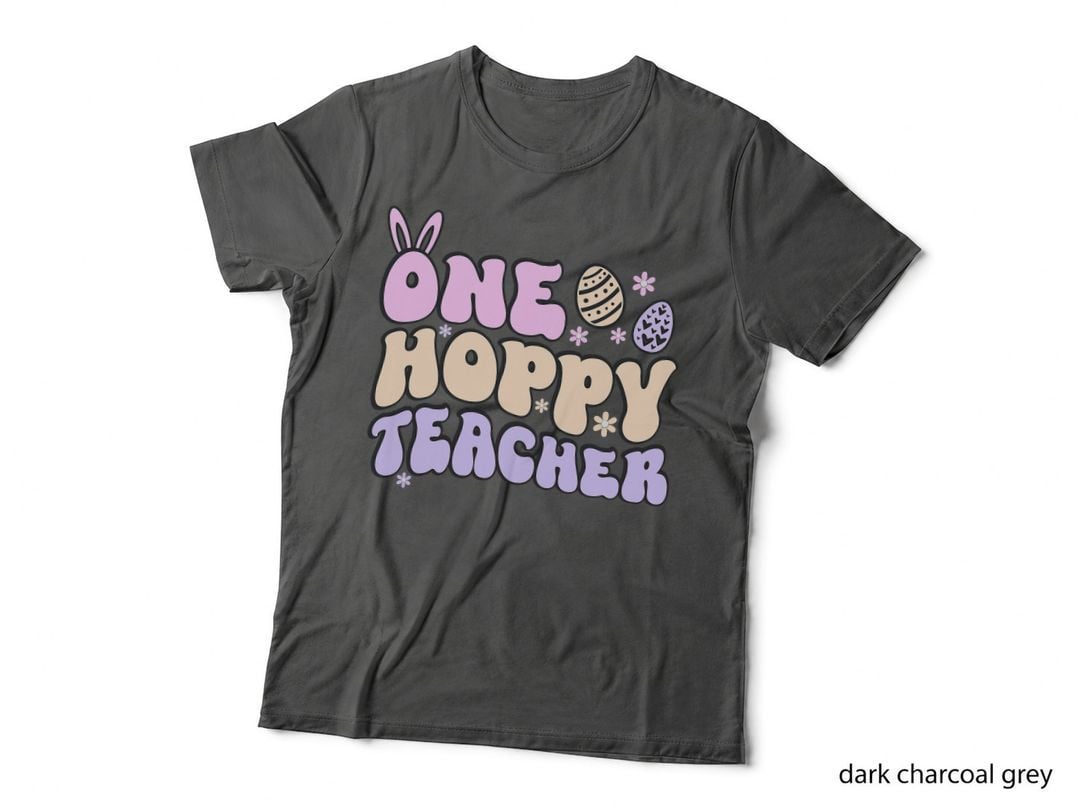 Retro Easter Teacher Cute Women T-Shirt, Easter Themed, Teacher Appreciation