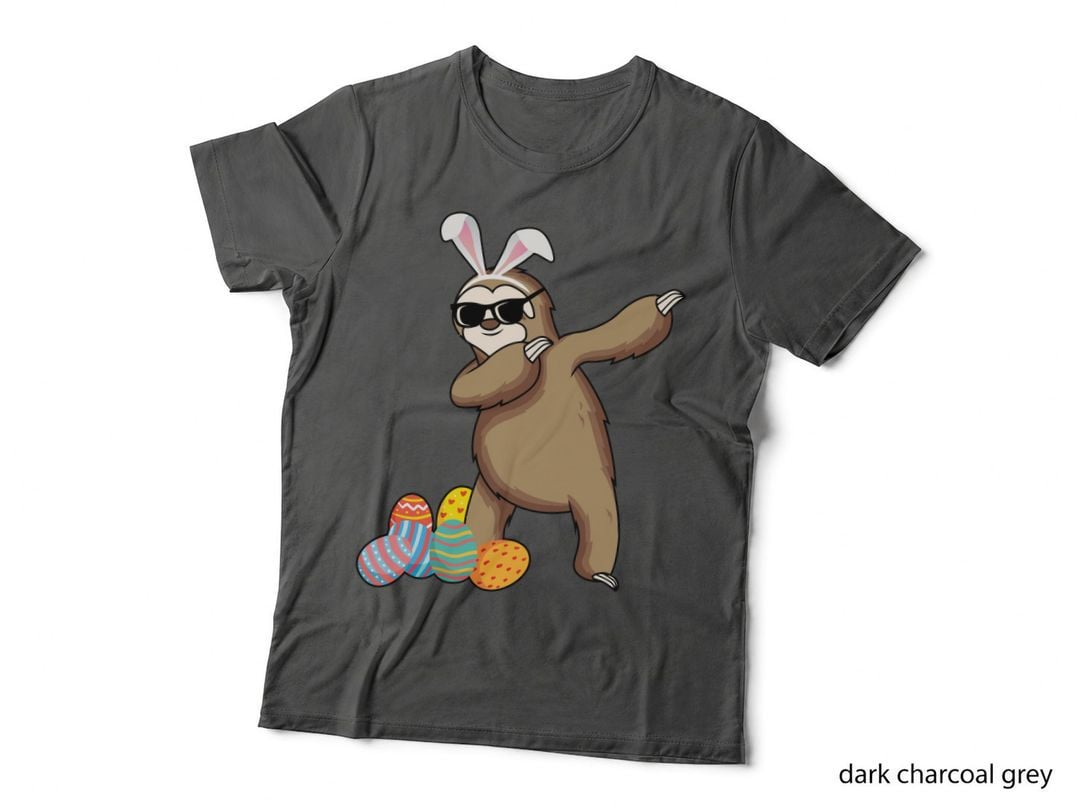 Sloth Dabbing Easter T-Shirt, Easter Themed, Pet Lover Apparel