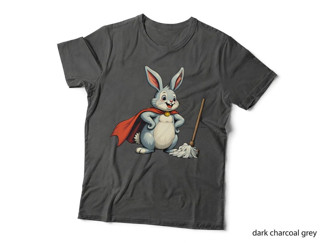 Smiling Dust Bunny Superhero T-Shirt