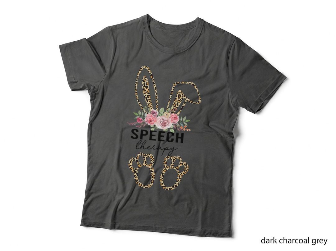 Speech Therapy Easter Bunny SLP Speech Language Therapist T-Shirt
