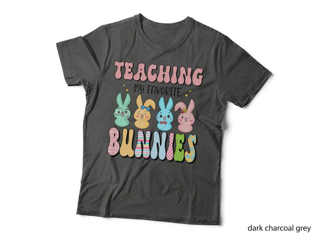 Teaching My Favorite Bunnies Easter Day Funny Teacher T-Shirt