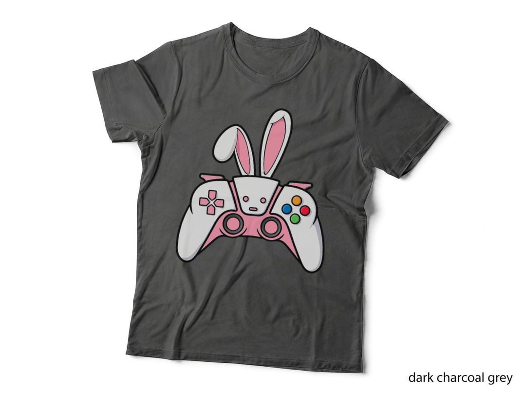 Video Game Controller Bunny Ears Easter T-Shirt, Funny Gaming Easter