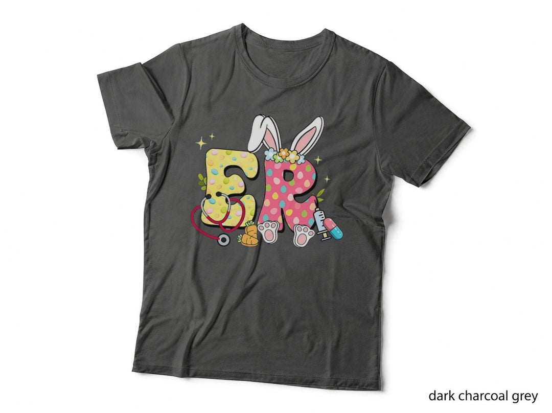 Cute Bunny Ears Stethoscope Happy Easter Day Er Nurse T-Shirt