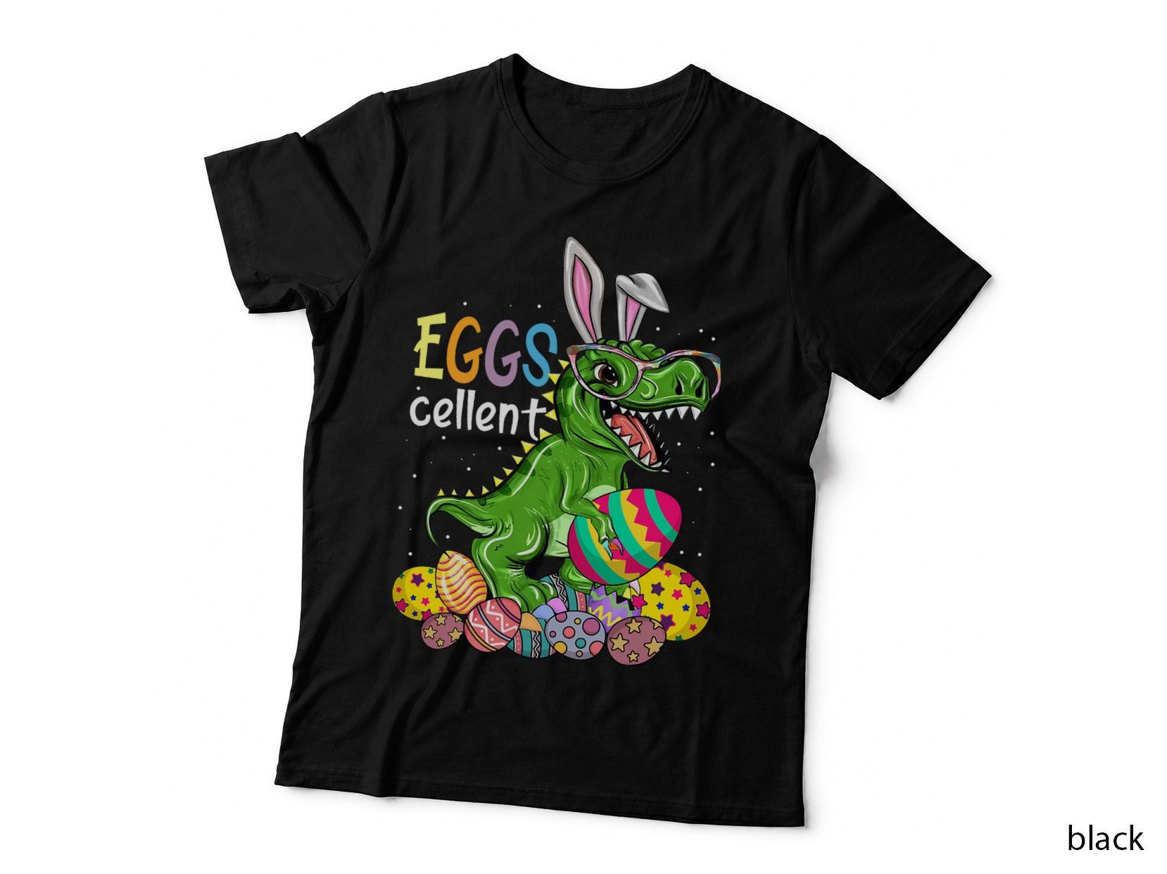 Easter Dinosaur Bunny T Rex Boys Girls Kids Eggs Cellent T-Shirt