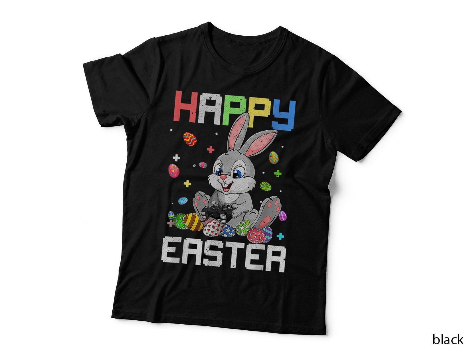 Happy Easter Day Video Game Controller Bunny Gamer Boy T-Shirt