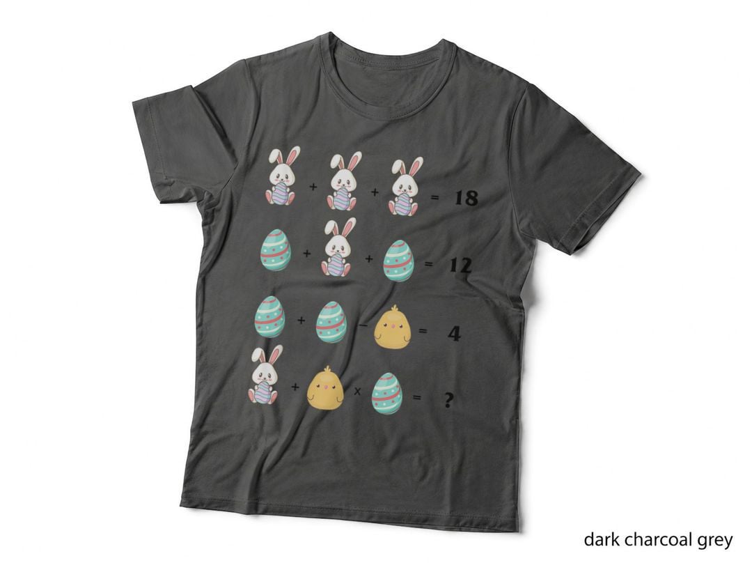 Order of Operations Quiz Math Teacher Easter Chicken Rabbit T-Shirt