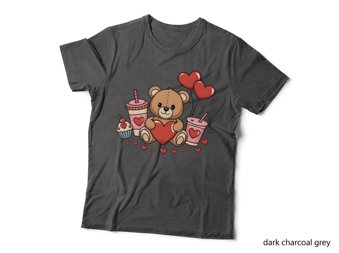 Bear with Valentine's Cup T-Shirt
