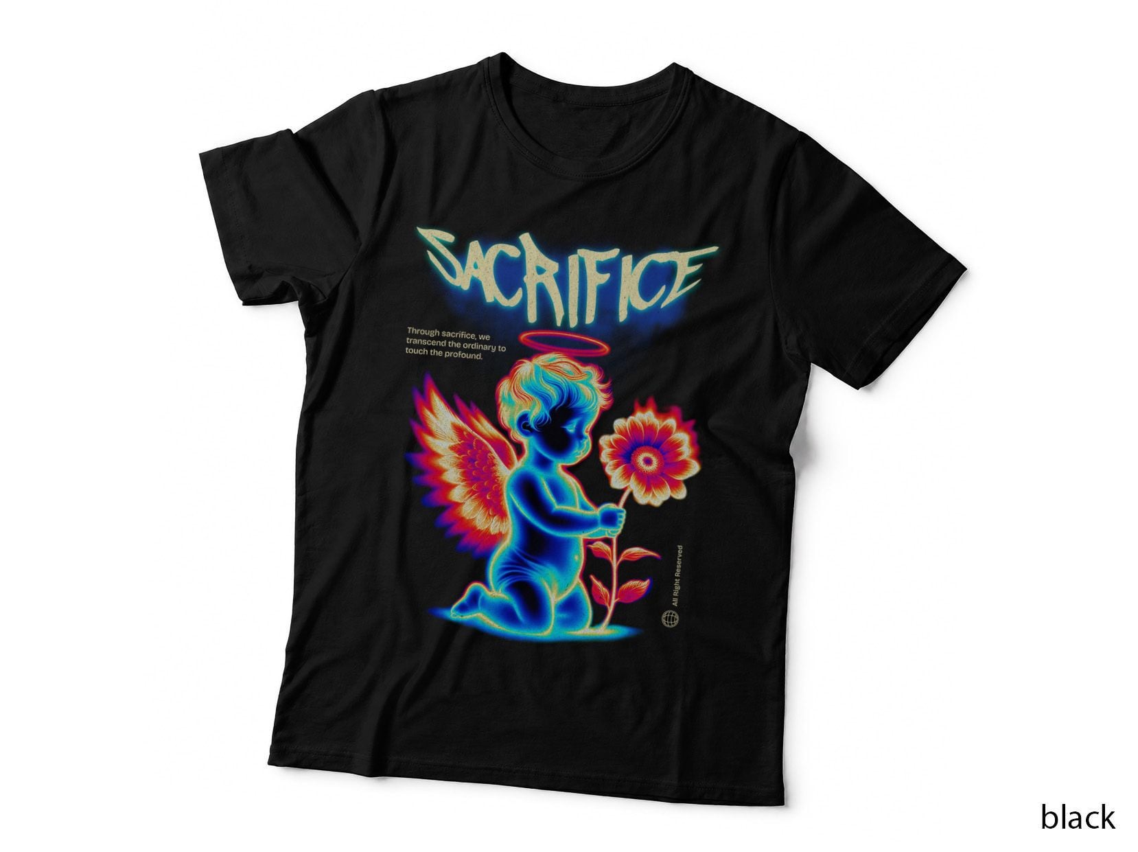 Cupid Hold a Flower - Sacrifice T-Shirt