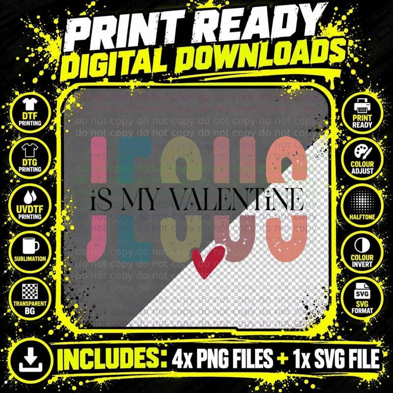 I Found Is My Valentine Is You Multi-Color Distressed Png SVG Digital Bundle