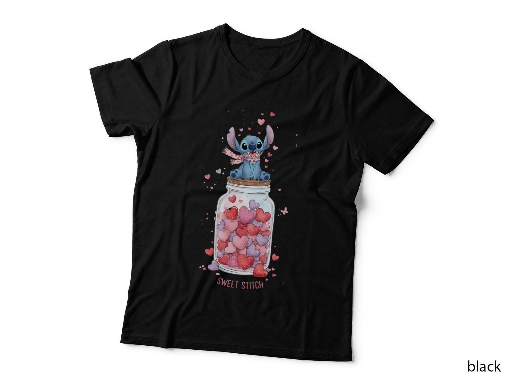 Stitch Sweet in Jar with Hearts T-Shirt
