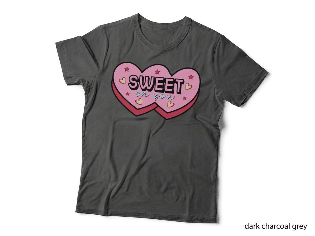 Sweet Pink Heart Love Japanese Text T-Shirt