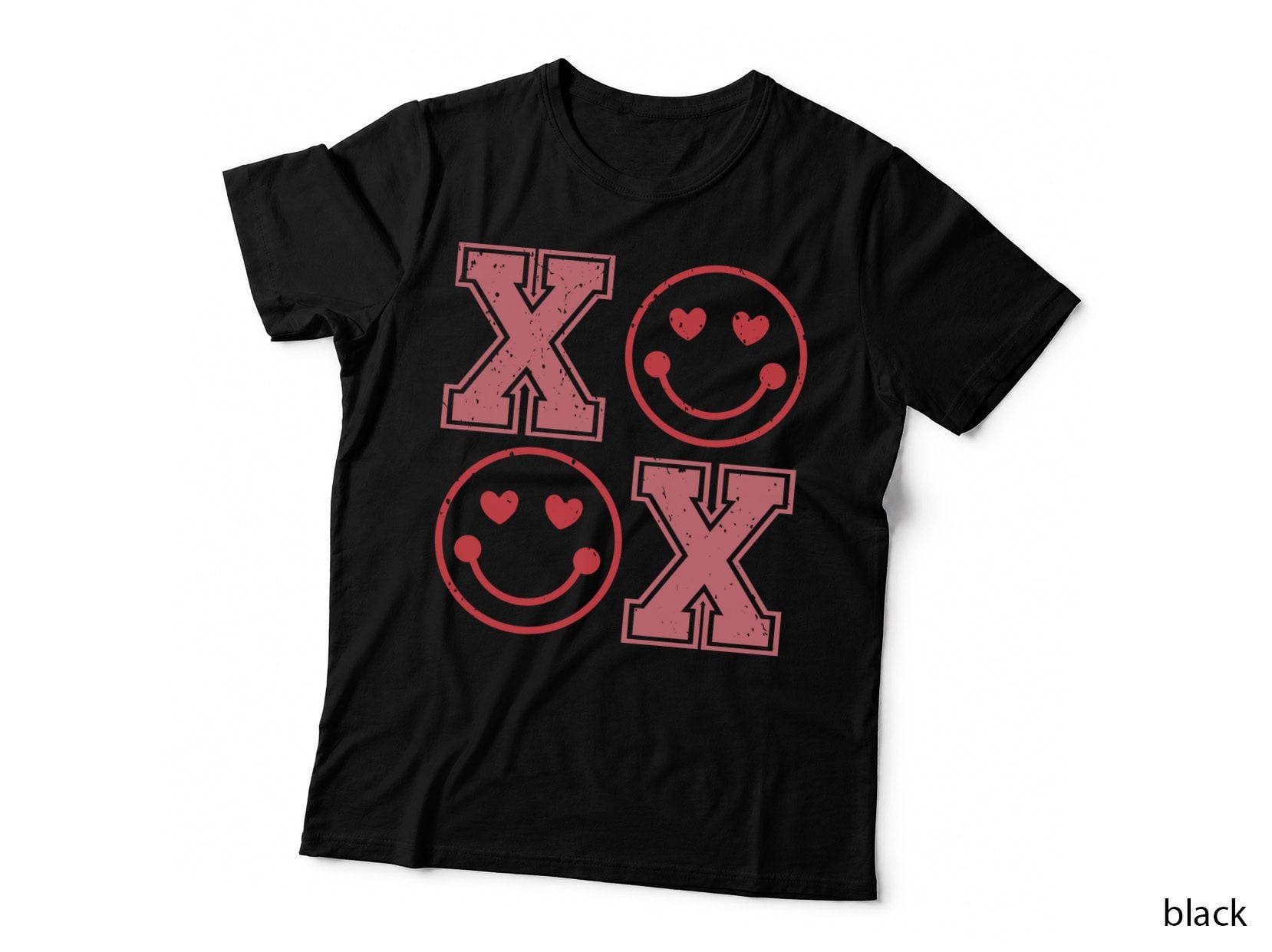 XOXO Large X and O Outline Hearts Valentine Classic T-Shirt