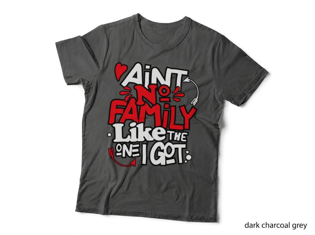 Ain't No Family Like the One I Got Matching Family Valentine T-Shirt