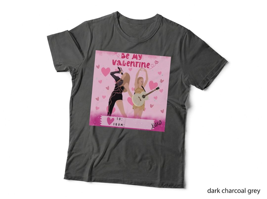 Be My Valentine Two Female Performers with Guitars Concert T-Shirt
