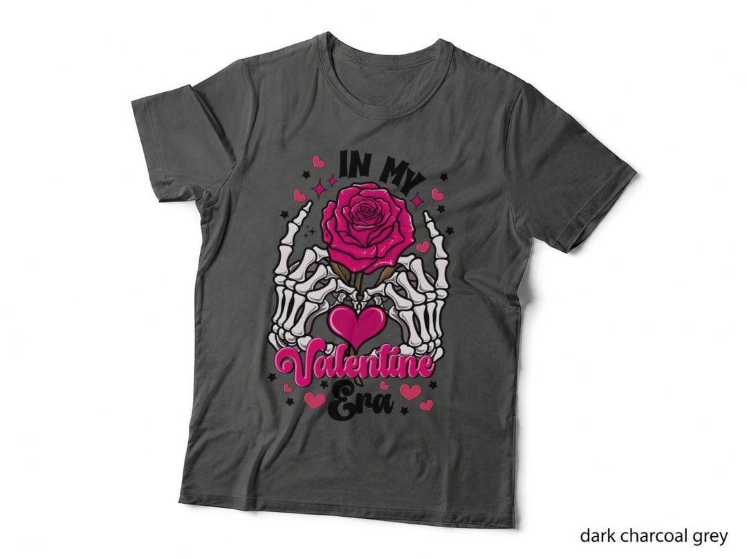 Book and Tea Cup Stack Valentine T-Shirt, Cute Love Graphic Tee