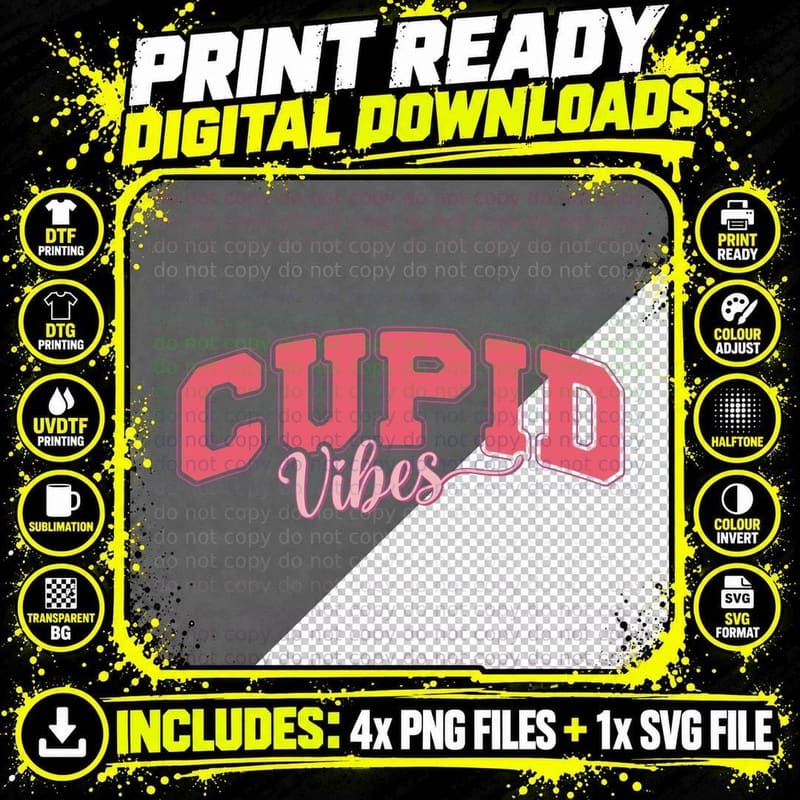 Cupid Find Me a Cowboy Valentine T-Shirt Png SVG Digital Bundle