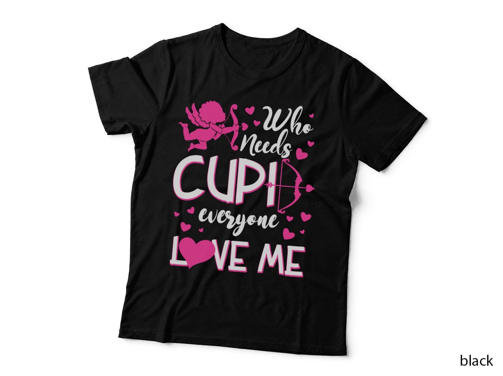 Cupid Love Me T-Shirt, Valentine's Day Theme, Romantic Apparel