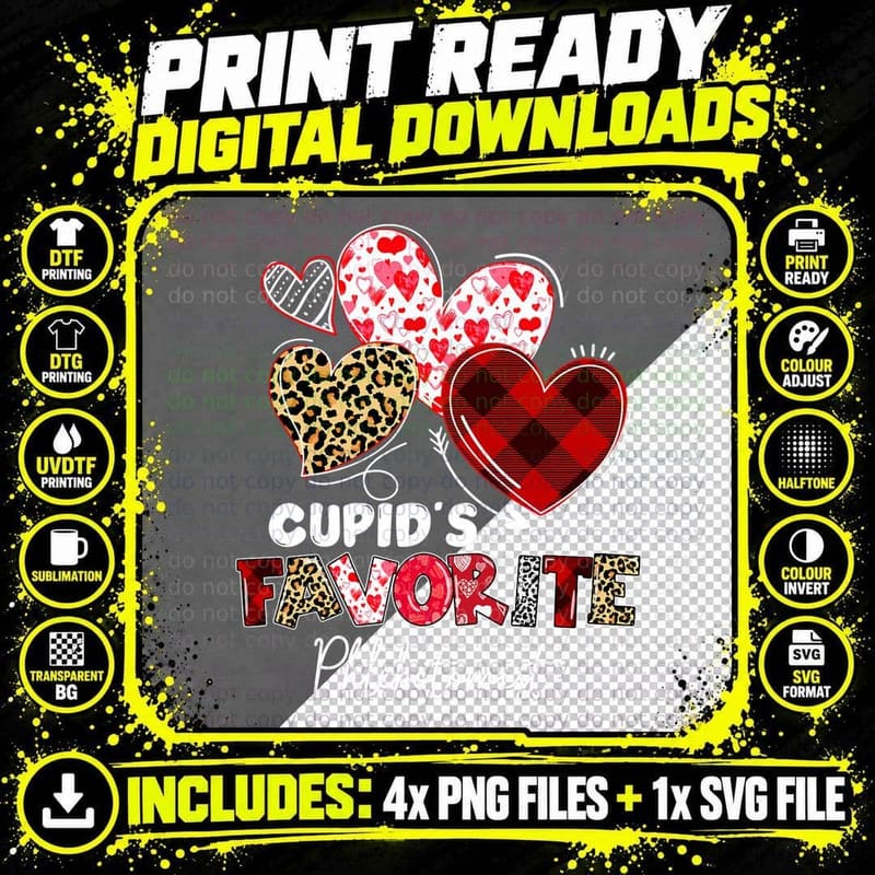 Cupid's Favorite Phlebotomist Valentine Phlebotomy Tech Png SVG Digital Bundle