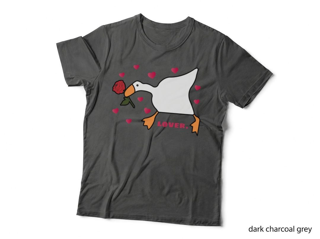 Funny Goose Murder Meme Lover Duck Valentines Valentine Day Gift T-Shirt