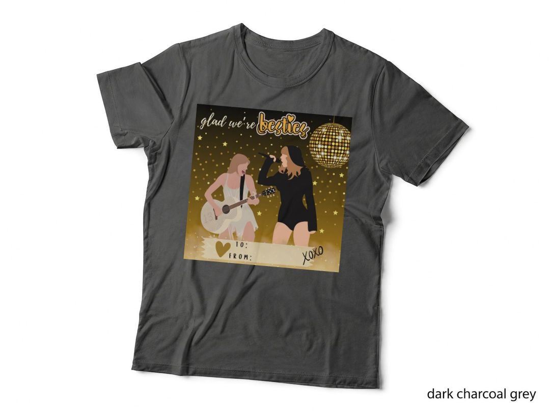 Glad We're Besties Two Female Performers with Gold Stars T-Shirt