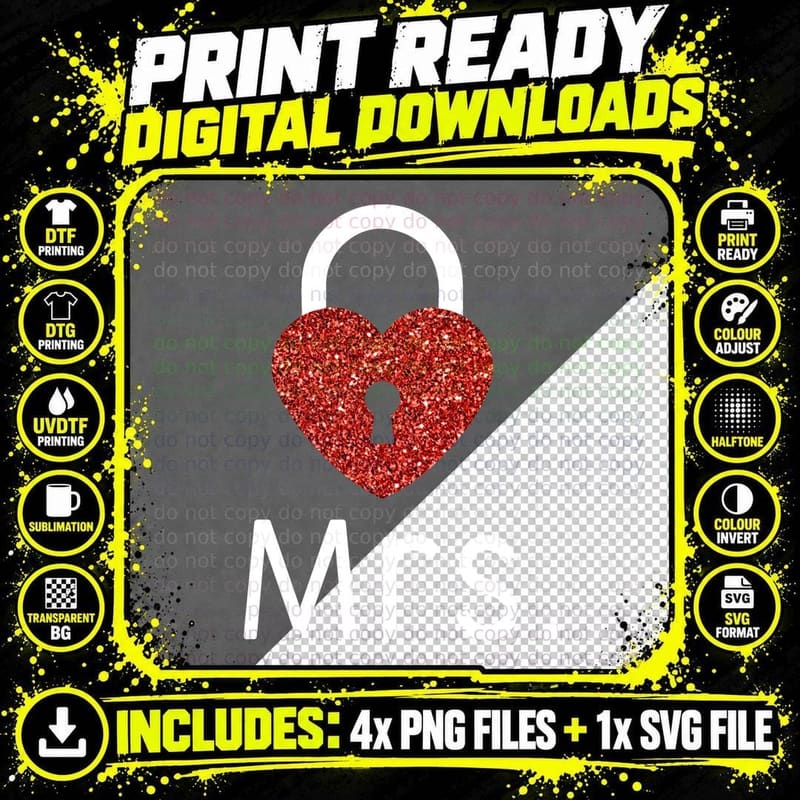 Glitter Heart Keyhole T-Shirt, Valentine's Day Style Png SVG Digital Bundle