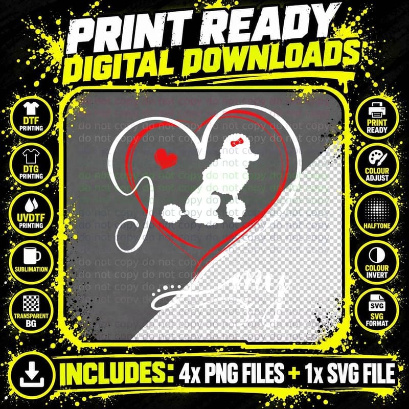 Heart Shape Love T-Shirt, Romantic Valentine's Day Png SVG Digital Bundle