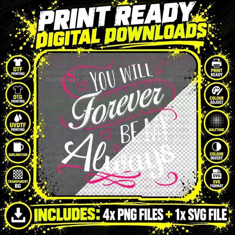 Heart Swirls T-Shirt, Romantic Valentine's Day, Love Gift Png SVG Digital Bundle