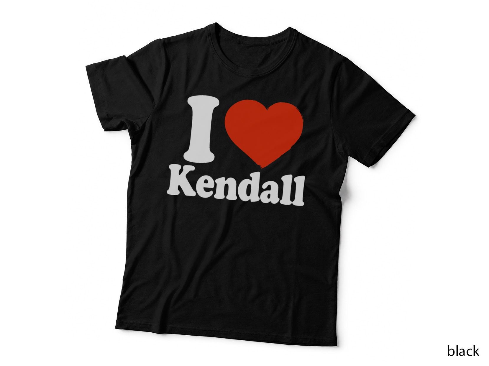 I Love Kendall, I Heart Kendall, Red Heart Valentine T-Shirt