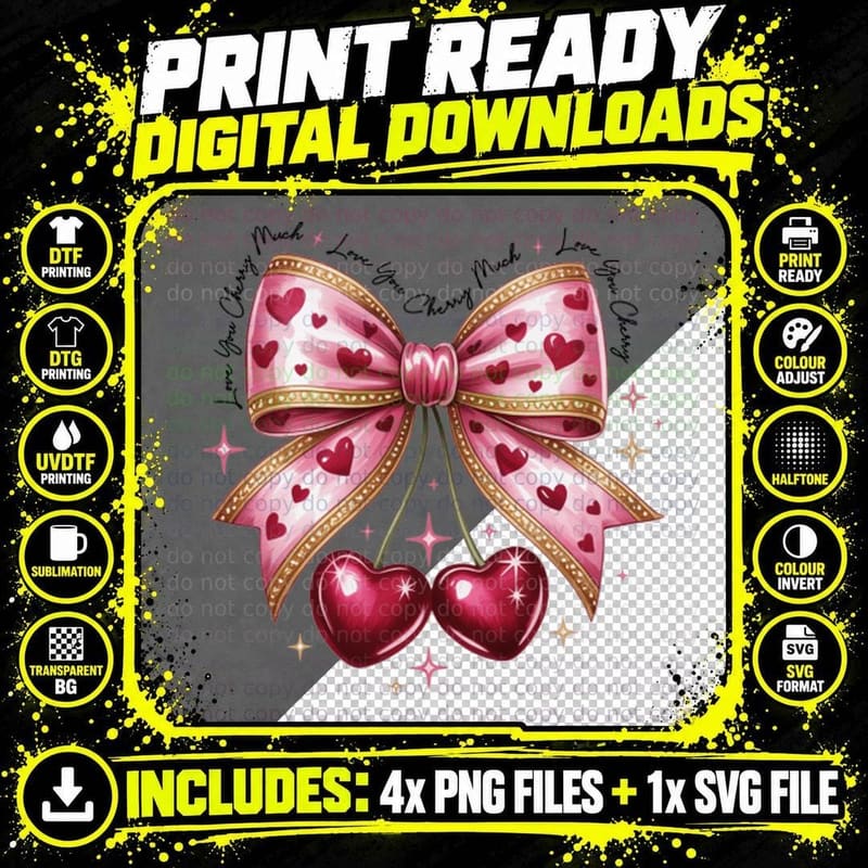 I'm Cherry Much + Love for Cherry Much + Love Surround Png SVG Digital Bundle
