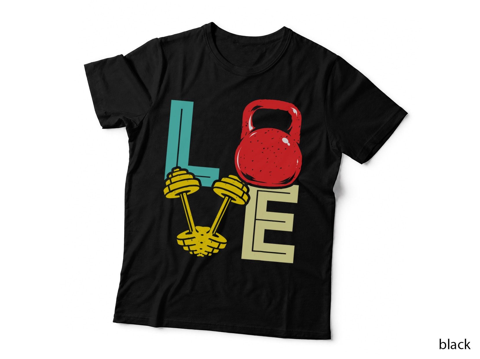 Love Weightlifting Funny Valentine's Day Vintage Fitness Gym T-Shirt