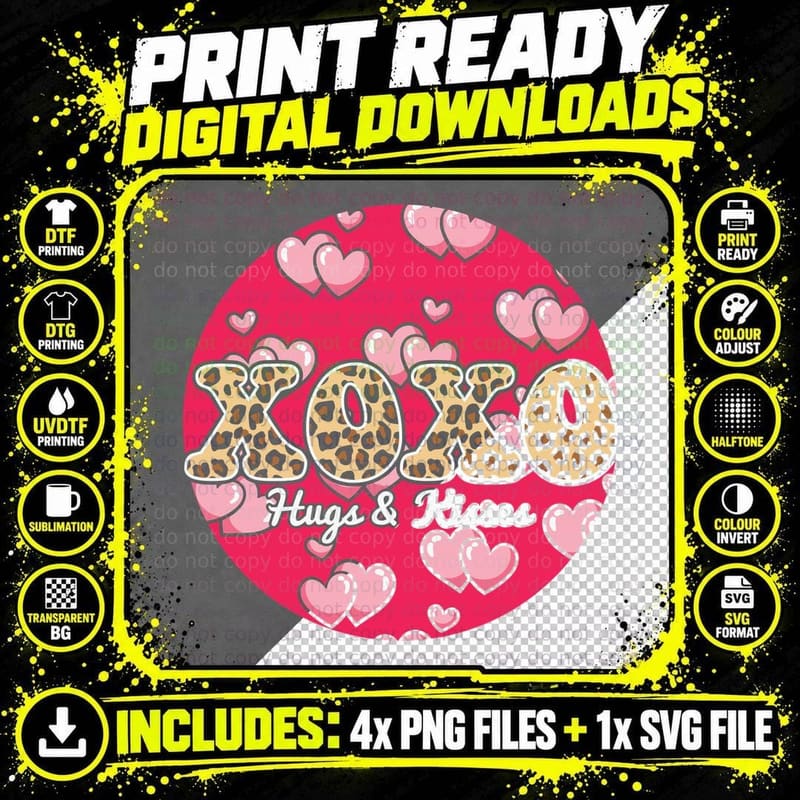 My Most Wanted Valentine T-Shirt, Large Mixed Bubbly Png SVG Digital Bundle