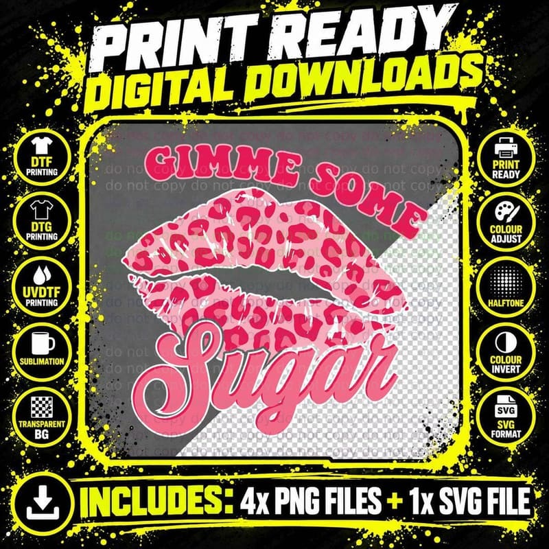 My Most Wanted Valentine T-Shirt, Lips Candy-Shaped Png SVG Digital Bundle