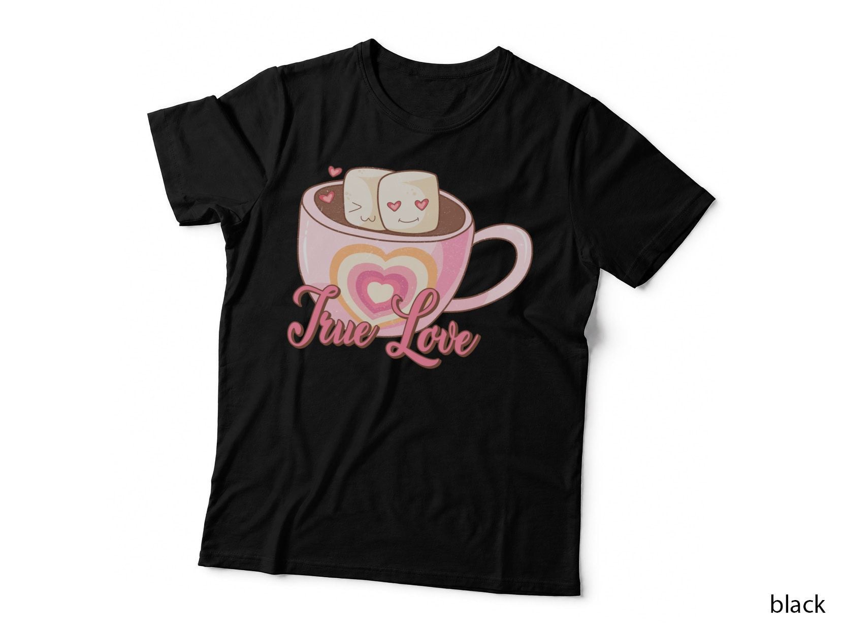On My Way to Steal Your Girl Valentine T-Shirt, Lips Scattered Hearts Text Love