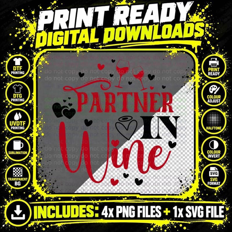 Rainbow Heart Dotted Center Valentine T-Shirt Png SVG Digital Bundle