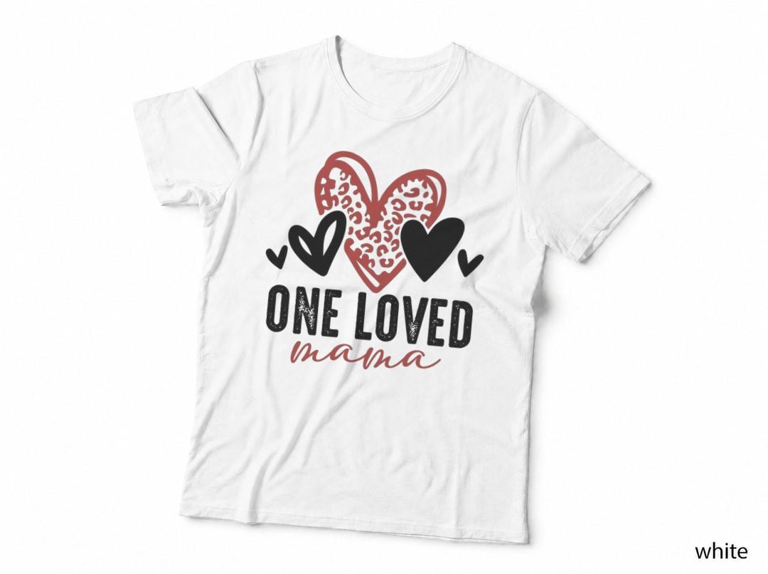 Rainbow Heart Nested Smooth Valentine T-Shirt, Cute Love Graphic Tee