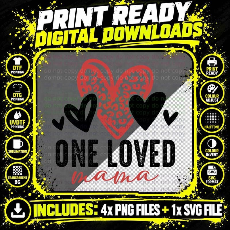 Rainbow Heart Nested Smooth Valentine T-Shirt Png SVG Digital Bundle