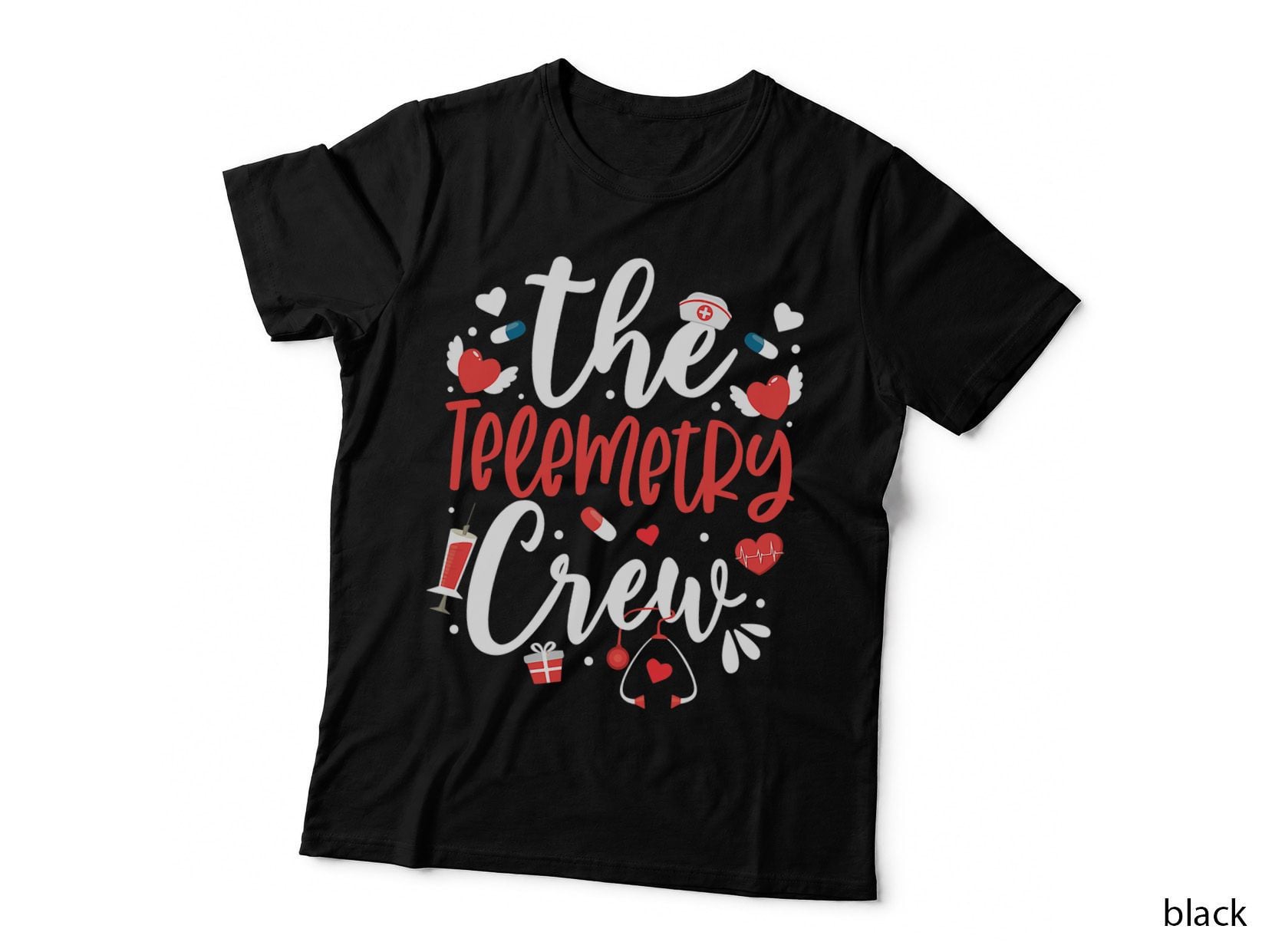 Telemetry Nurse Valentines Day Cute Valentine Telemetry T-Shirt