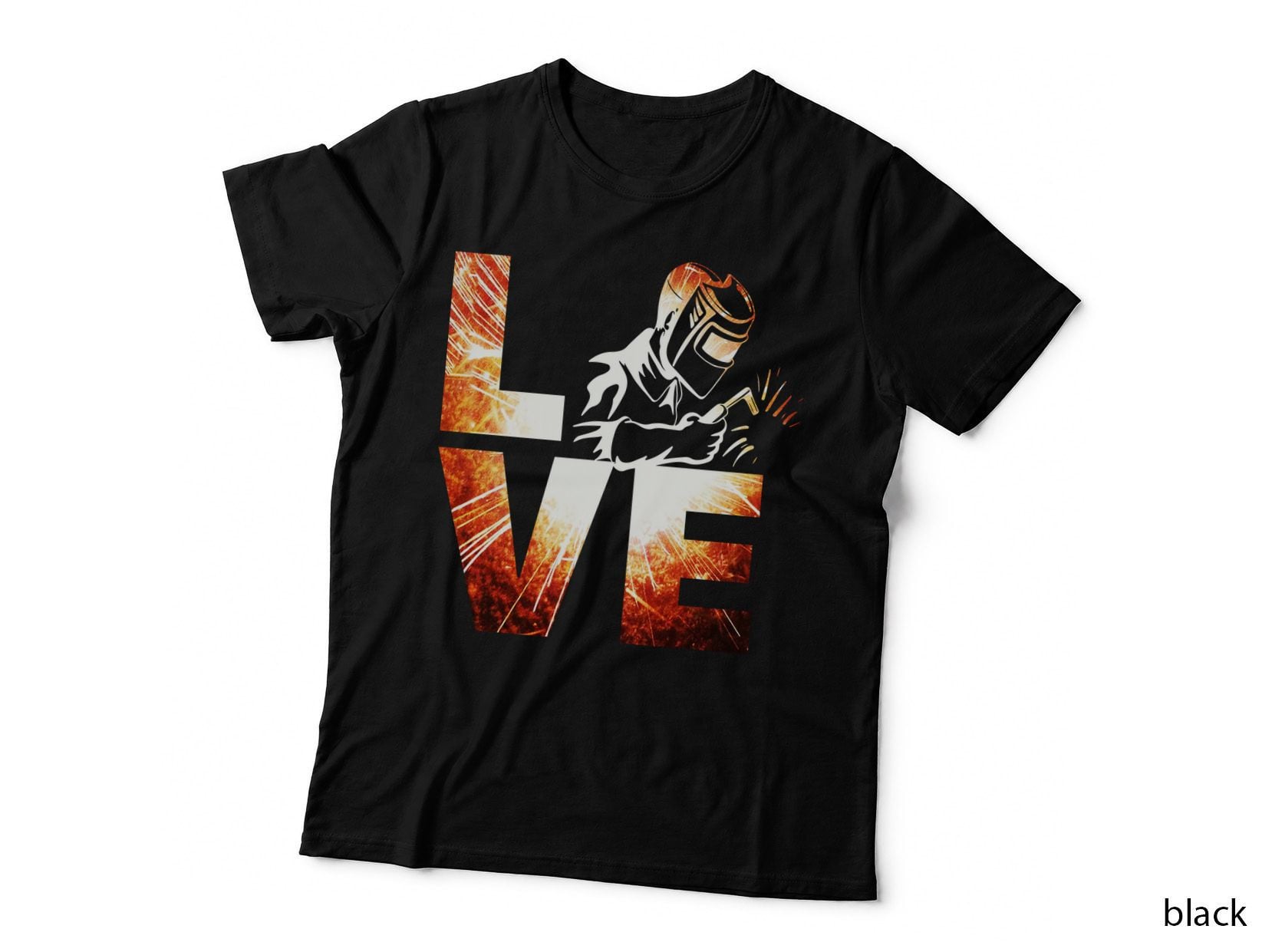 Welder Love T-Shirt, Welding Art, Valentine's Day Gift