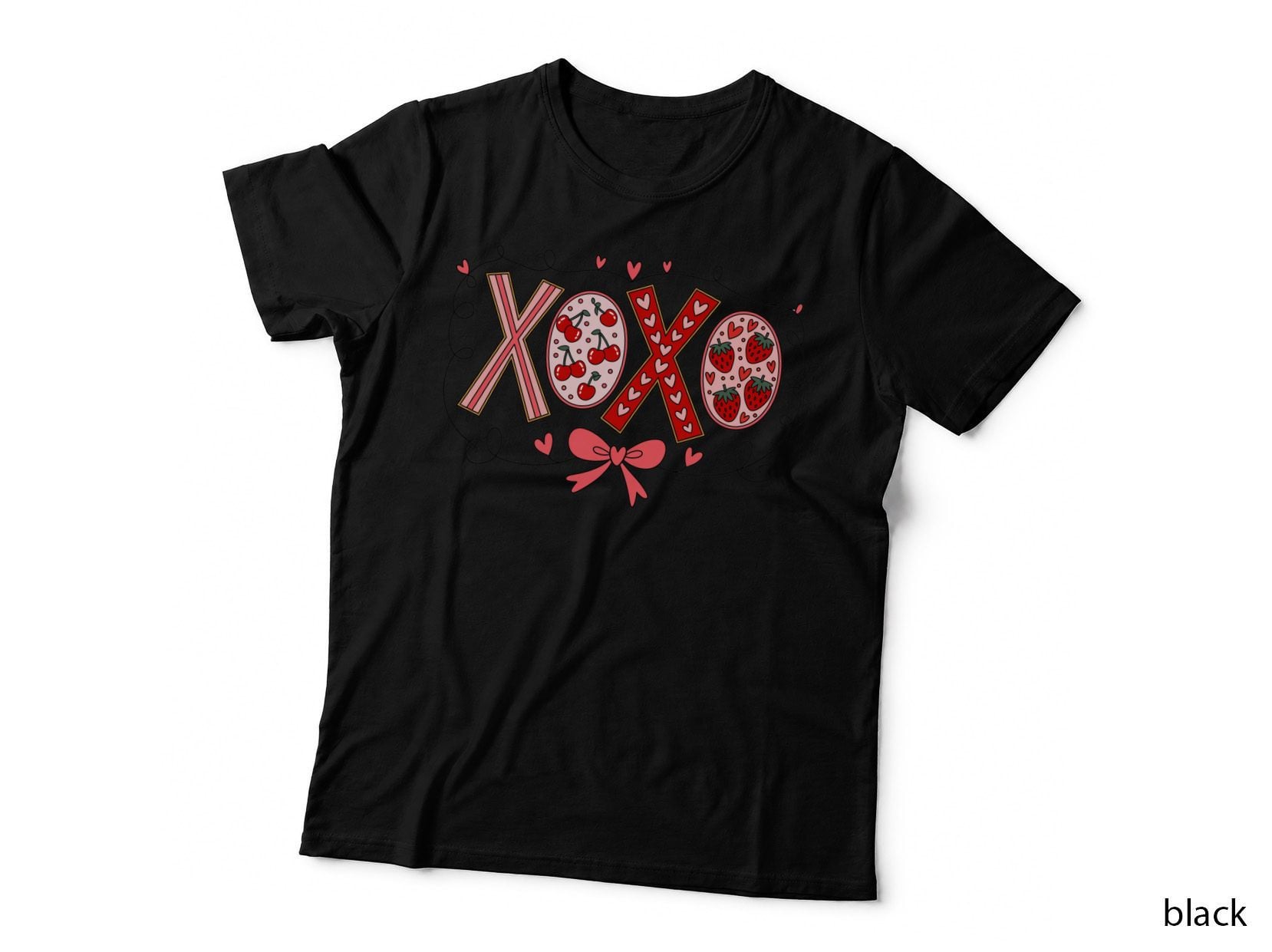 Xoxo Valentine T-Shirt, X O Heart Design Love Tee, Cute Couple Shirt