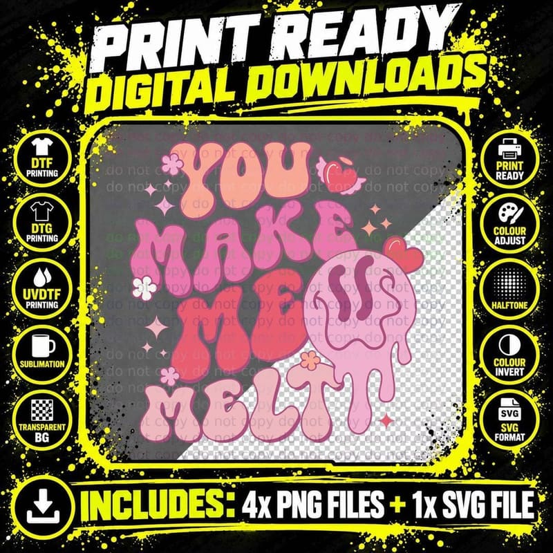 You Make Me Miss You Valentine T-Shirt Png SVG Digital Bundle