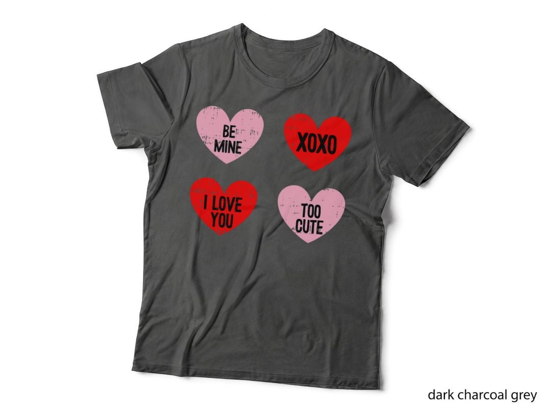 Be Mine I Love You Valentines Day Cute V-Day Heart T-Shirt