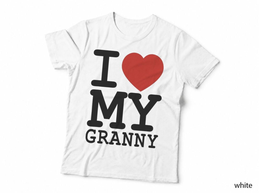 I Love My Granny Family Matching Valentines Day T-Shirt