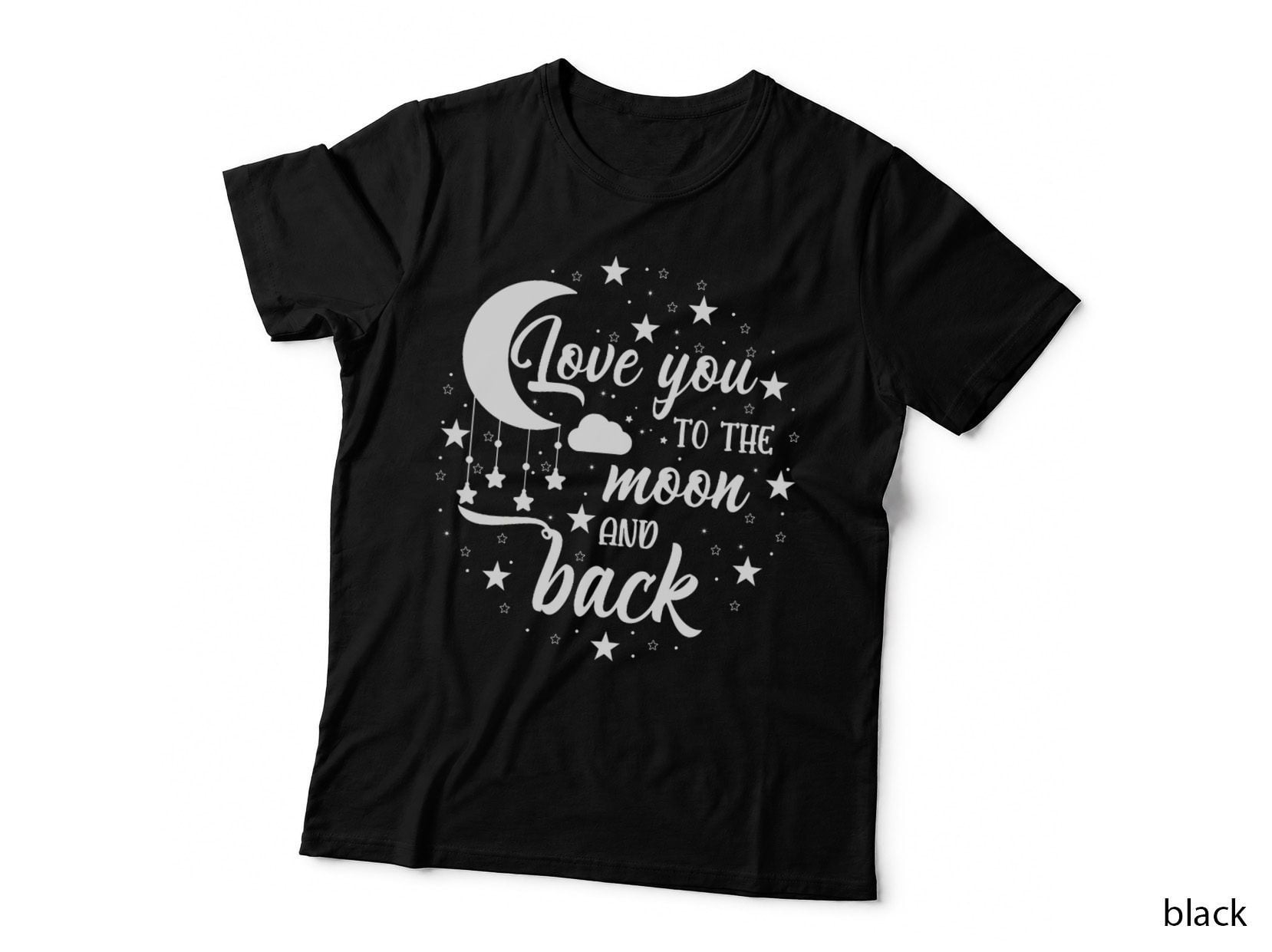 Love You to the Moon and Back Share Your Love Valentines Day T-Shirt