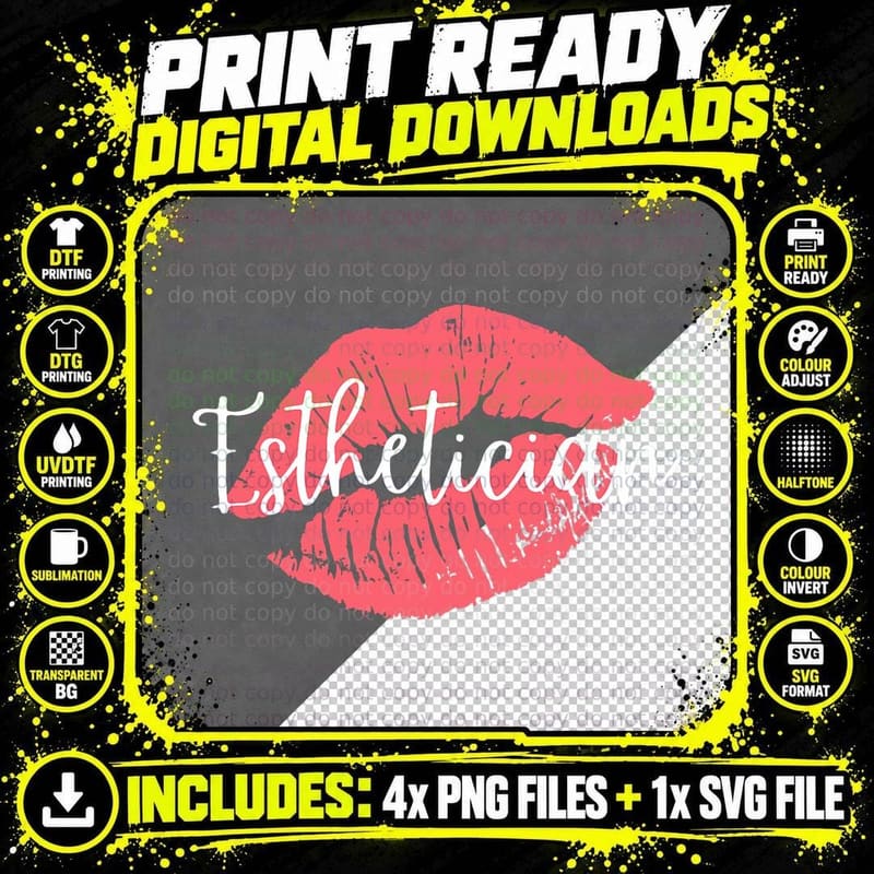 Spray Tan Tech, Makeup Artist, Valentines Day Png SVG Digital Bundle
