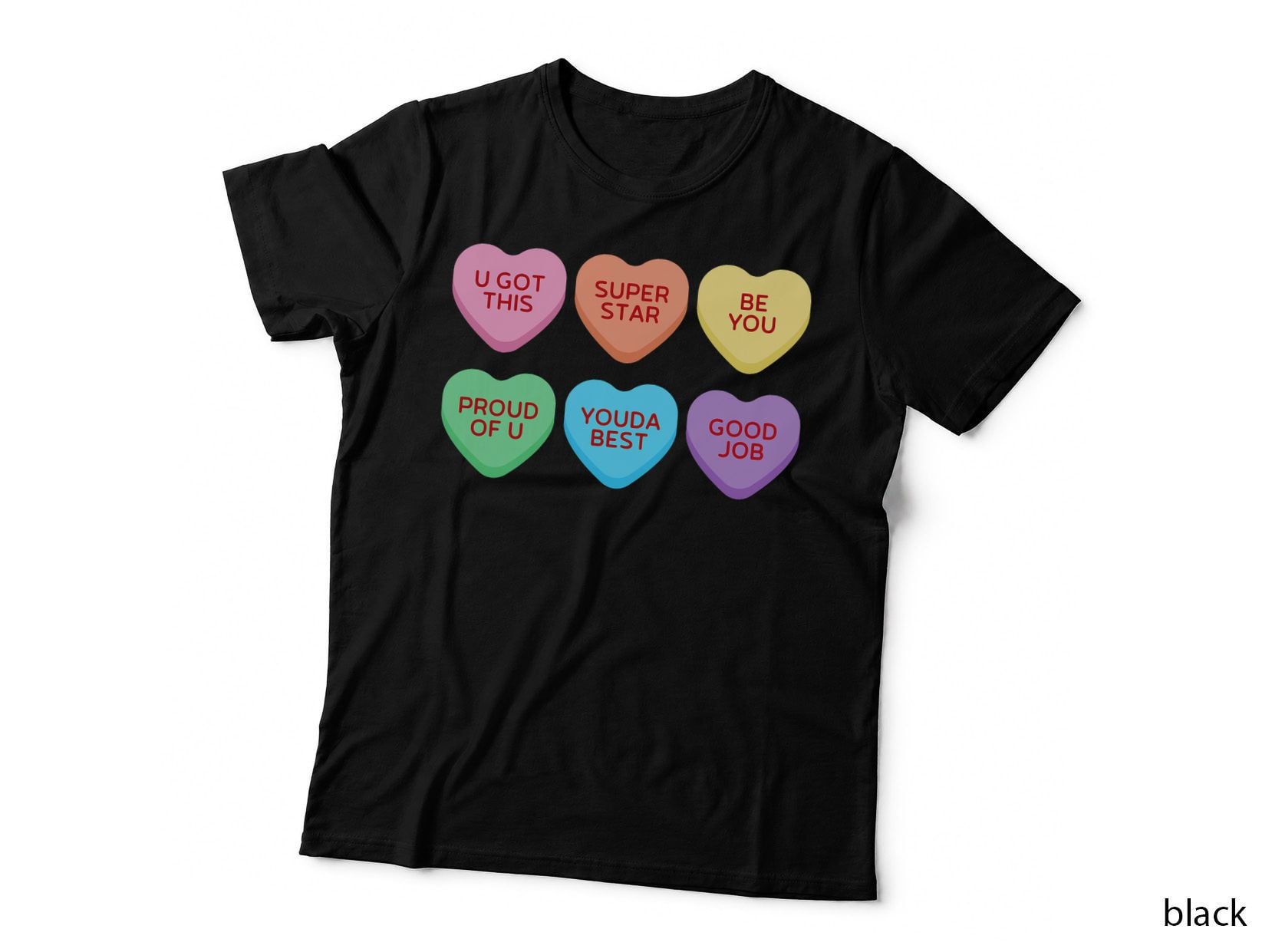 Valentines Day Candy Conversation Hearts for Teachers, Women T-Shirt