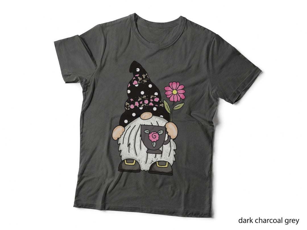 Valentines Day Gnome Coffe Love Heart T-Shirt
